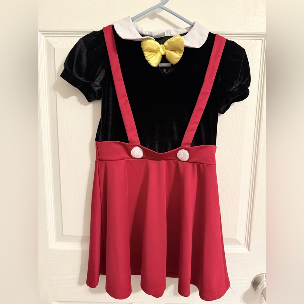 Disney Mickey Mouse dress costume Black & Red Dress EUC